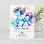 エレガントカスタム誕生日 招待状 (スタンド正面)