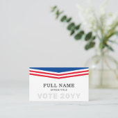 エレガントカスタム選挙 名刺 (スタンド正面)