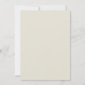 エレガントカスタム金ゴールド枠の花 サンキューカード (裏面)