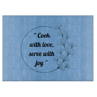 エレガントカスタム銀杏ガラス切断板 カッティングボード