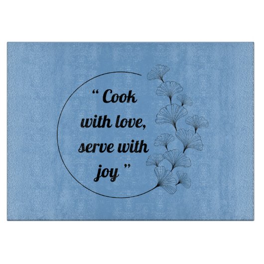 エレガントカスタム銀杏ガラス切断板 カッティングボード (正面)