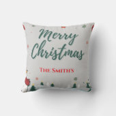 エレガントカスタム雪だるま クッション (裏面)