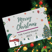 エレガントカスタム雪だるま シーズンカード