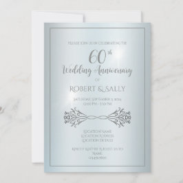 エレガントカスタム60周年結婚パーティー 招待状
