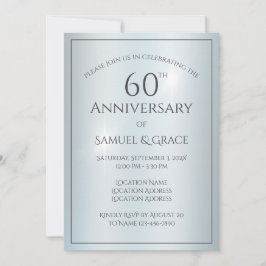 エレガントカスタム60周年結婚パーティー 招待状