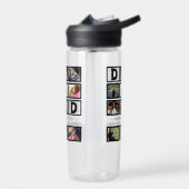 エレガントカスタムHappy Faters Day 9 Photo Collage ウォーターボトル (左面)