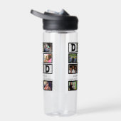 エレガントカスタムHappy Faters Day 9 Photo Collage ウォーターボトル (右面)