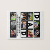 エレガントカスタムHappy Faters Day 9 Photo Collage ジグソーパズル (横)