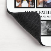 エレガントカスタムHappy Faters Day 9 Photo Collage マウスパッド (コーナー)