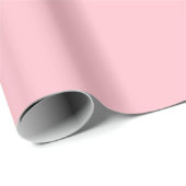 エレガントカスタムMonogram Name Pink Gift ラッピングペーパー (ロールコーナー)