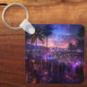 エレガントカスタムPhoto keychain自分の写真を追加 キーホルダー (正面)