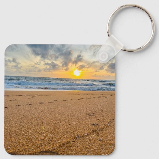 エレガントカスタムPhoto keychain自分の写真を追加 キーホルダー (裏面)