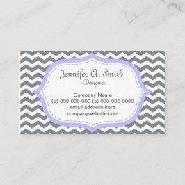 エレガントカッコいいモダングレーのシボロンの名刺。 名刺