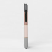 エレガントカッコいいモダンストライプのパーソナライズされた- Case-Mate iPhoneケース (裏面/左)