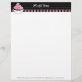 エレガントカップケーキ専門店の名前 チラシ (裏面)