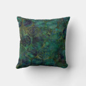 エレガントカラフルろうけつ染め枕 クッション (裏面)