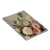 エレガントカラフルインスパイア花 ノートブック (右側)