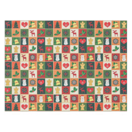 エレガントカラフルクリスマス |テーブルクロス テーブルクロス