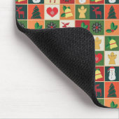 エレガントカラフルクリスマス |マウスパッド マウスパッド (コーナー)