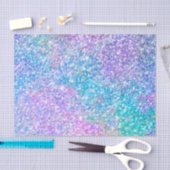 エレガントカラフルグリッターテクスチャプリント 薄葉紙 (クラフト)