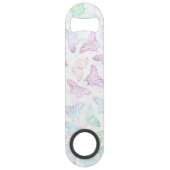 エレガントカラフルグリッター蝶デザイン スピード栓抜き (裏面)