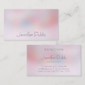 エレガントカラフルシンプルデザインモダンテンプレート 名刺 (正面/裏面)