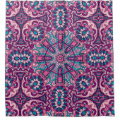 エレガントカラフルシームレス シャワーカーテン (正面)