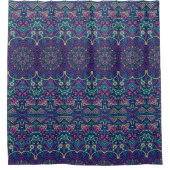 エレガントカラフルシームレス シャワーカーテン (正面)