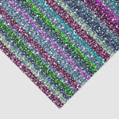 エレガントカラフルストライプグリッター 薄葉紙 (詳細)