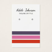 エレガントカラフルストライプ輪 (正面)