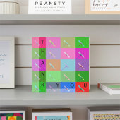 エレガントカラフルデイジー、抽象芸術 サンキューカード