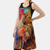 エレガントカラフルパターン(の模様が)ある根 エプロン (インサイチュ)