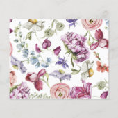 エレガントカラフルフローラアドバイスカード (裏面)