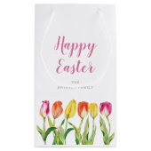 エレガントカラフルフローラ スモールペーパーバッグ (裏面)