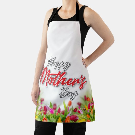 エレガントカラフルマザーズデイデザイン エプロン (インサイチュ)