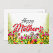 エレガントカラフルマザーズデイデザイン シーズンポストカード (正面/裏面)