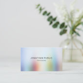 エレガントカラフルモダンテンプレートプロフェッショナル 名刺 (スタンド正面)