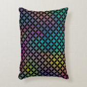 エレガントカラフルモダン抽象芸術 アクセントクッション (正面(垂直))