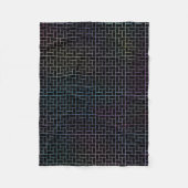 エレガントカラフルモダン抽象芸術 | フリースブランケット (正面)