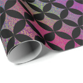 エレガントカラフルモダン抽象芸術 ラッピングペーパー (ロールコーナー)