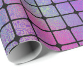 エレガントカラフルモダン正方形タイルのパターン | ラッピングペーパー (ロールコーナー)