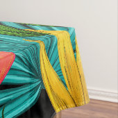 エレガントカラフル夏の熱帯フローラ葉 | テーブルクロス (インサイチュ)