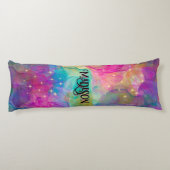 エレガントカラフル大理石アートモノグラム ボディピロー (裏面)