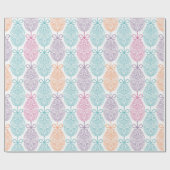 エレガントカラフル復活卵の模様 |休日 ラッピングペーパー (フラット)