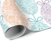 エレガントカラフル復活卵の模様 |休日 ラッピングペーパー (ロールコーナー)