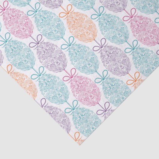 エレガントカラフル復活卵の模様 |休日 薄葉紙 (詳細)