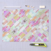 エレガントカラフル抽象芸術幾何学的すべて大事な行事 薄葉紙 (クラフト)