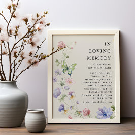 エレガントカラフル春の結婚ポスター フォトプリント           