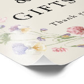 エレガントカラフル結婚式のポスター フォトプリント            (角)