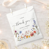 エレガントカラフル結婚野花 フェイバーバッグ (クリップ留めされた状態)